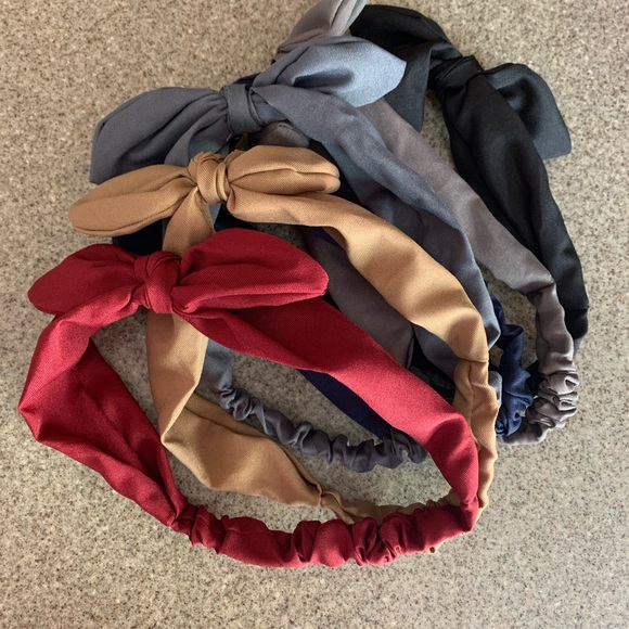 Lot of (6) Girls head wraps/bands/bows - Picture 2 of 5